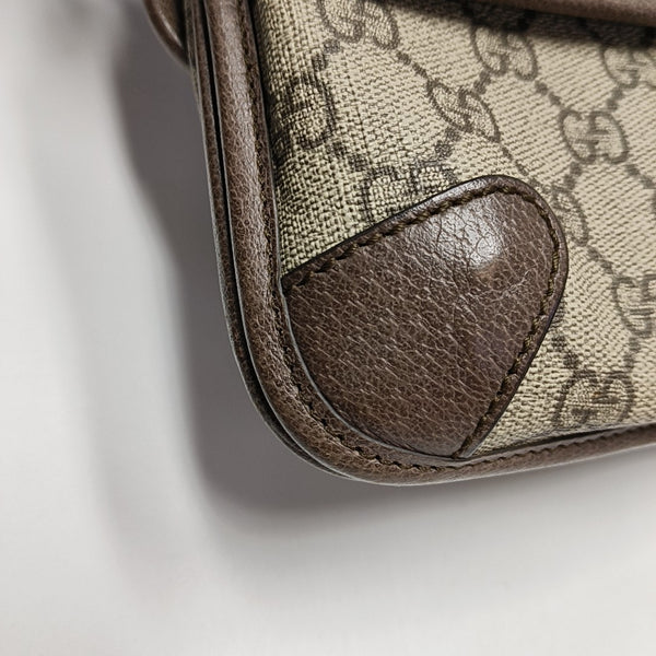 Neo Vintage Small Monogram Coated Canvas Beige