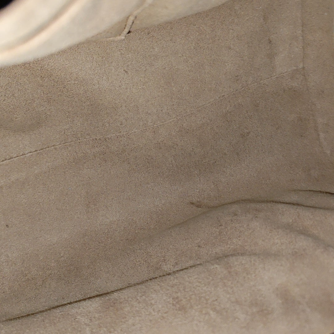 Padlock Medium Monogram Coated Canvas Beige