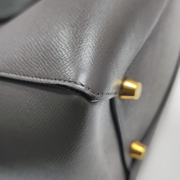 BELT Mini Calfskin Gray