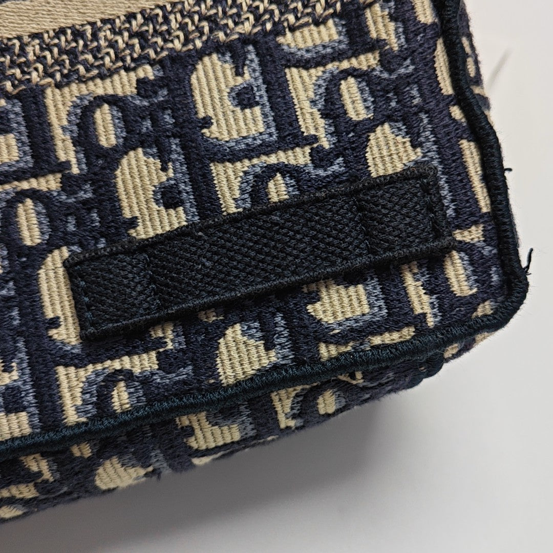Diorcamp Small Oblique Canvas Blue