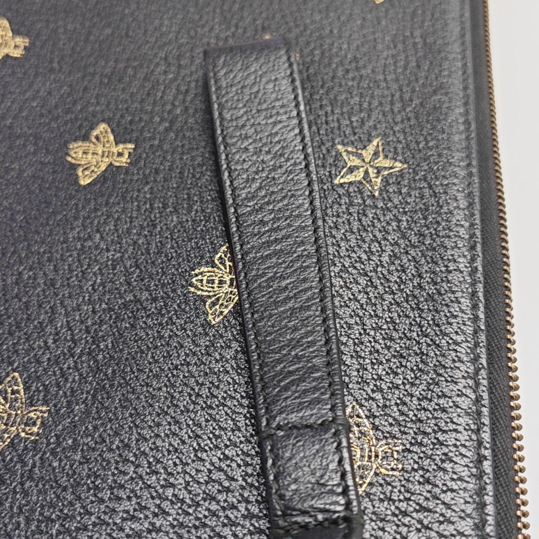 Calfskin Clutch Black