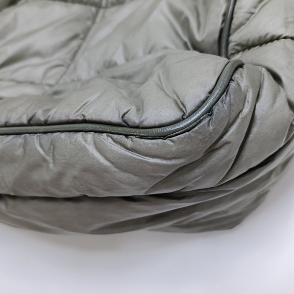 Quilted Nylon Gray
