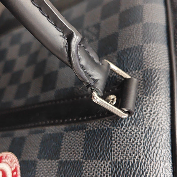 ANTON Damier Graphite Coated Canvas Gray