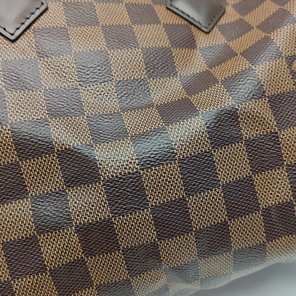 SPEEDY 25 Damier Ebene Coated Canvas Brown