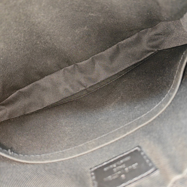 TRIO Monogram Coated Canvas Gray