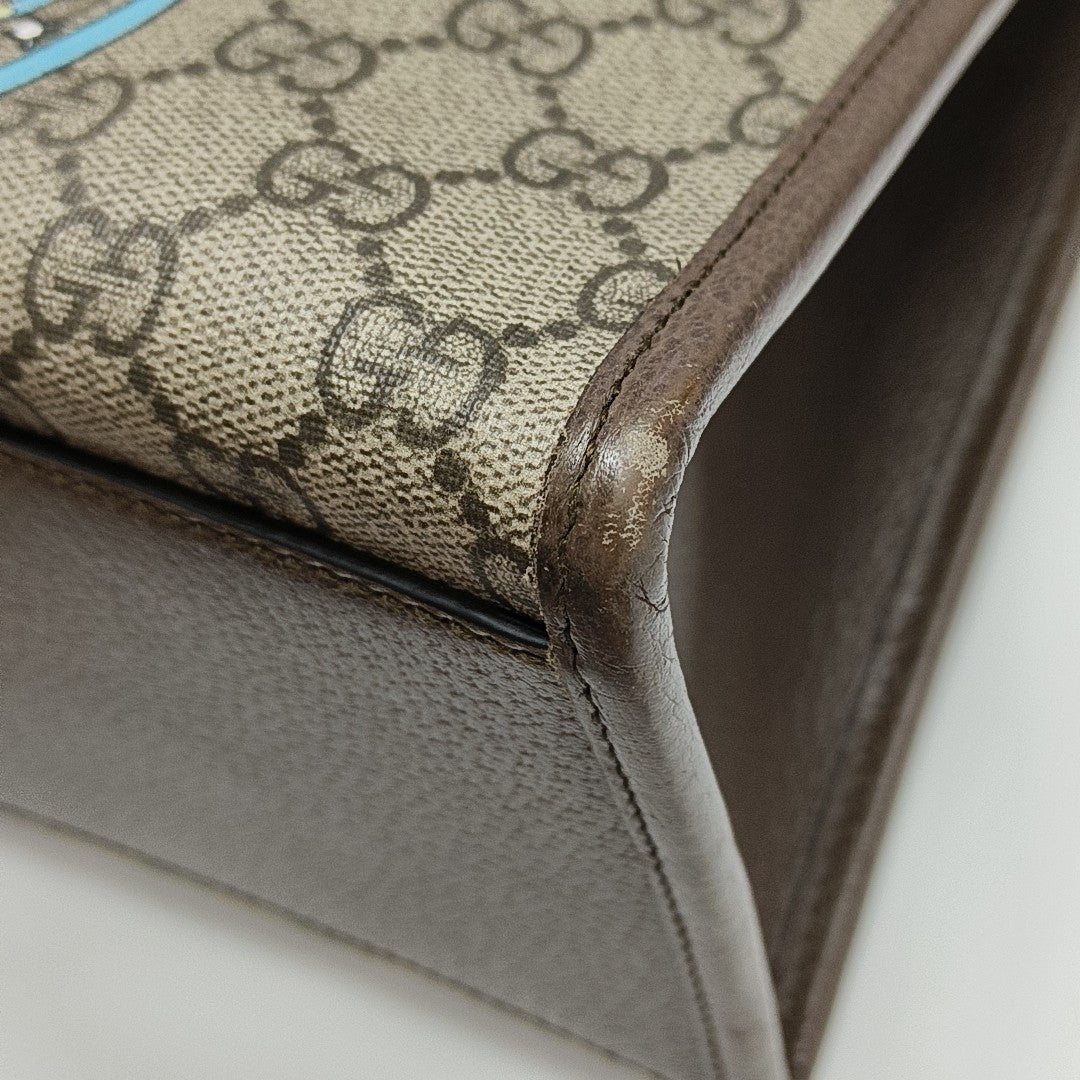 Disney X Gucci Monogram Coated Canvas Beige