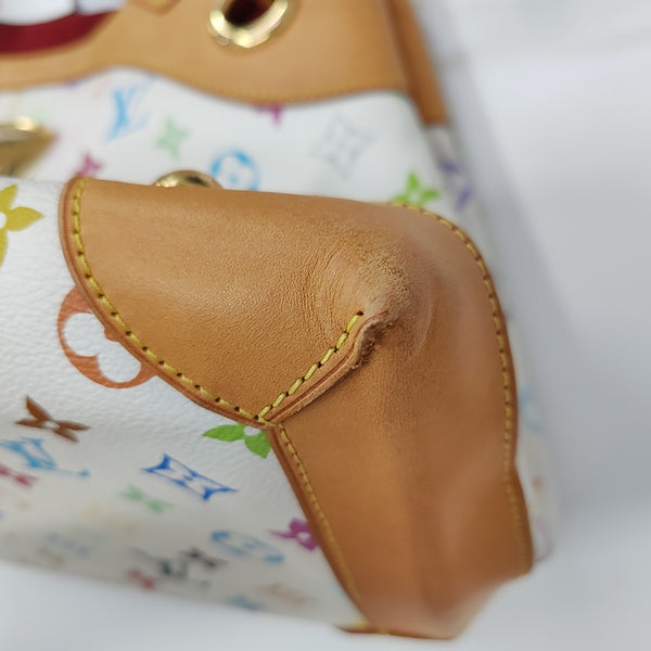 LV × TM URSULA Monogram Coated Canvas White