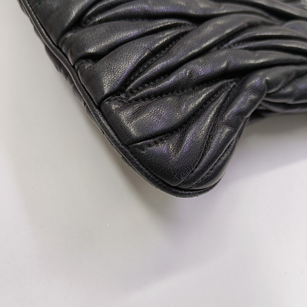 Lambskin Shoulder Bag Black