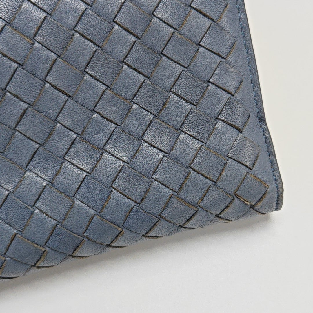 Calfskin Wallet Blue