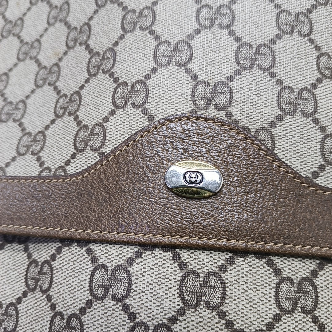 GG Supreme Monogram Coated Canvas Beige