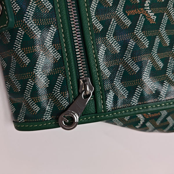 Saint Léger Coated Canvas Green