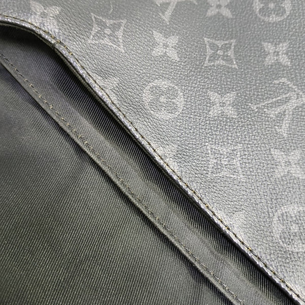 DISTRICT PM Monogram Coated Canvas Black