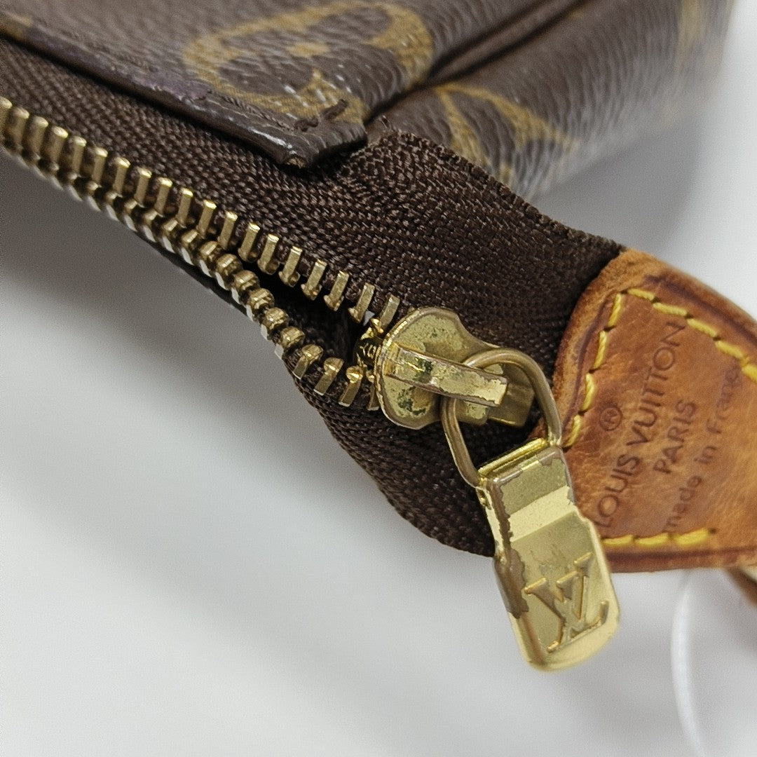 ACCESSOIRES MM Monogram Coated Canvas Brown