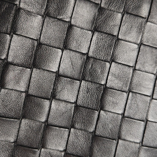 Intrecciato Small Lambskin Black