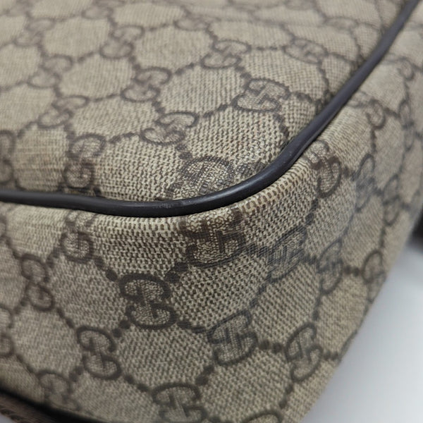GG Supreme Monogram Coated Canvas Black