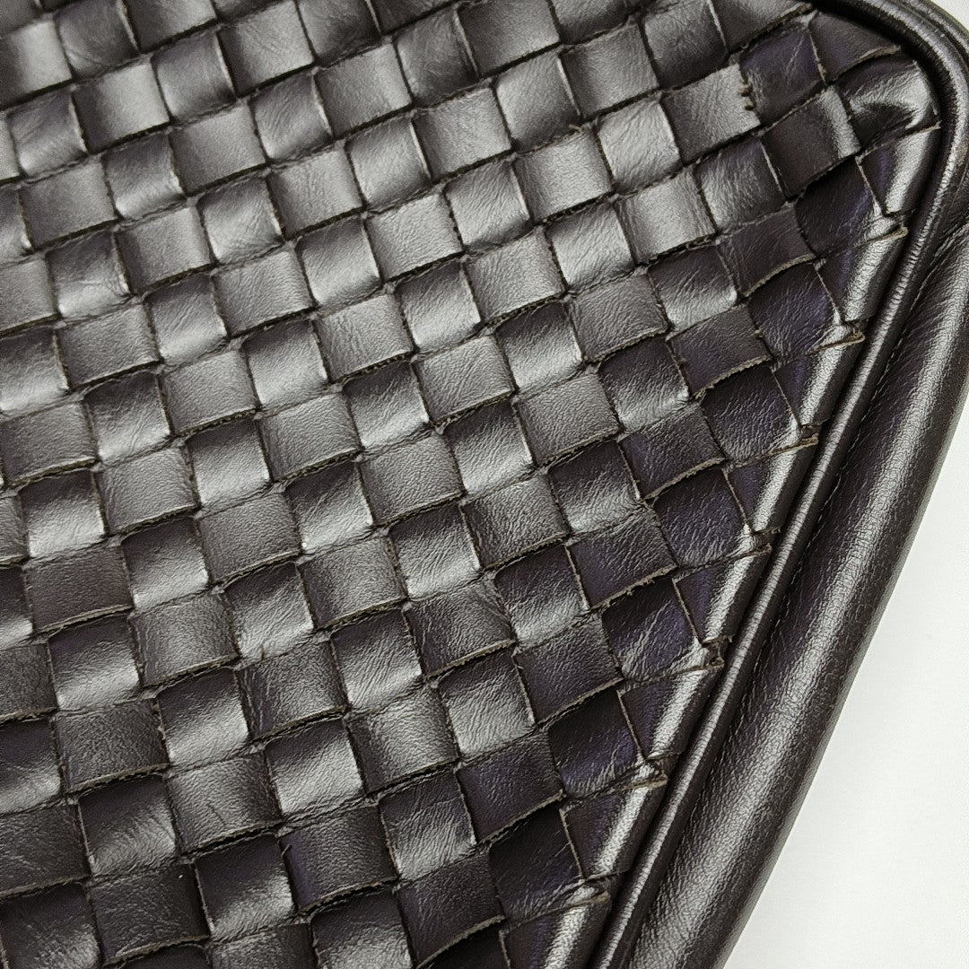 Calfskin Crossbody Bag Brown