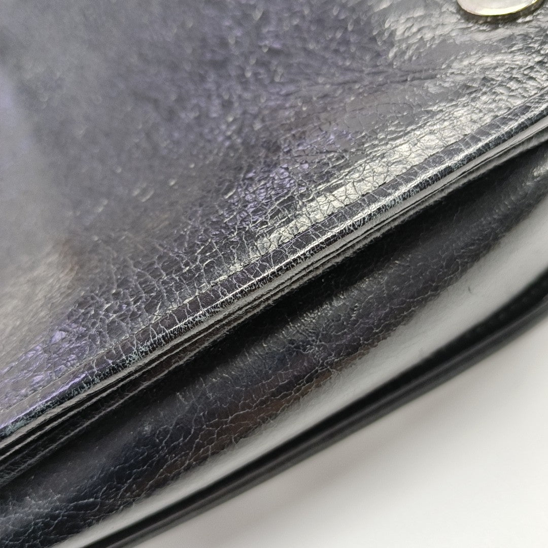 Calfskin Shoulder Bag Black