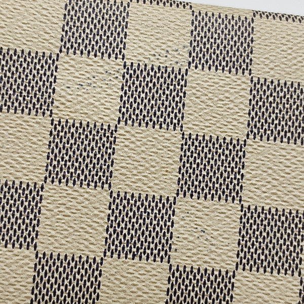 EMILIE Damier Azur Coated Canvas White Wallet