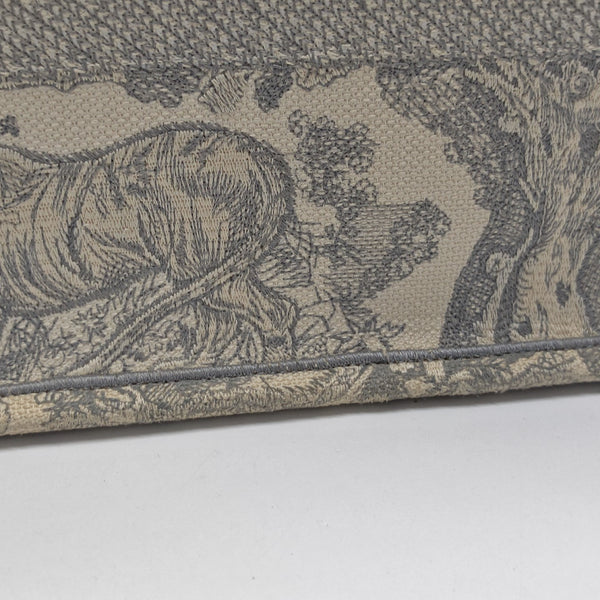 Book Tote Medium Fabric Gray