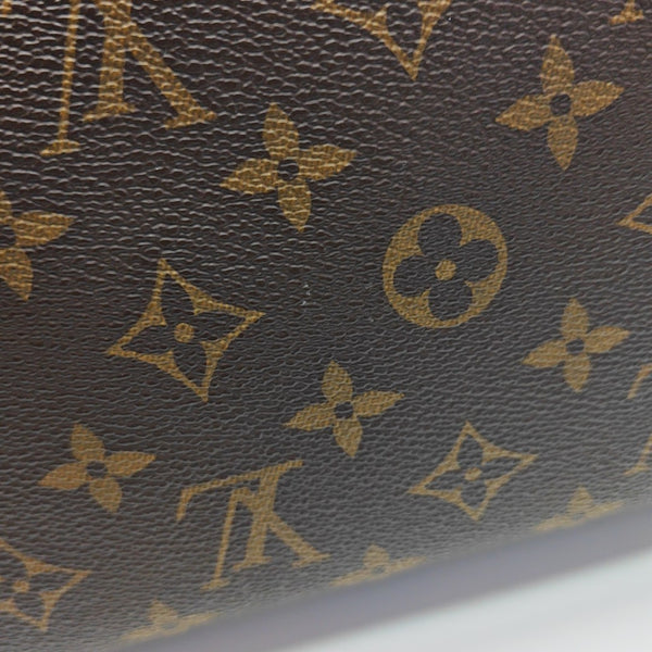 NEVERFULL MM Monogram Coated Canvas Brown