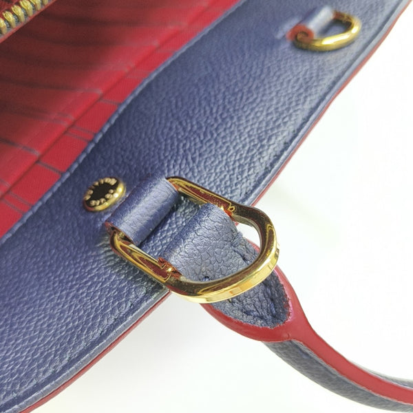 MONTAIGNE MM Monogram Calfskin Blue