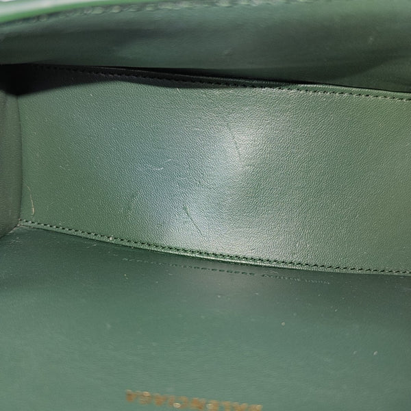 Hourglass Small Calfskin Green