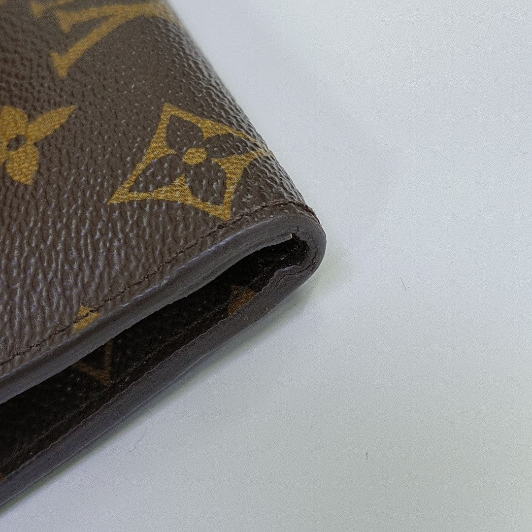 JOSÉPHINE Monogram Coated Canvas Brown Wallet