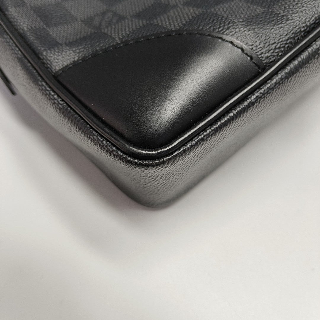 PORTE-DOCUMENTS Damier Graphite Coated Canvas Black