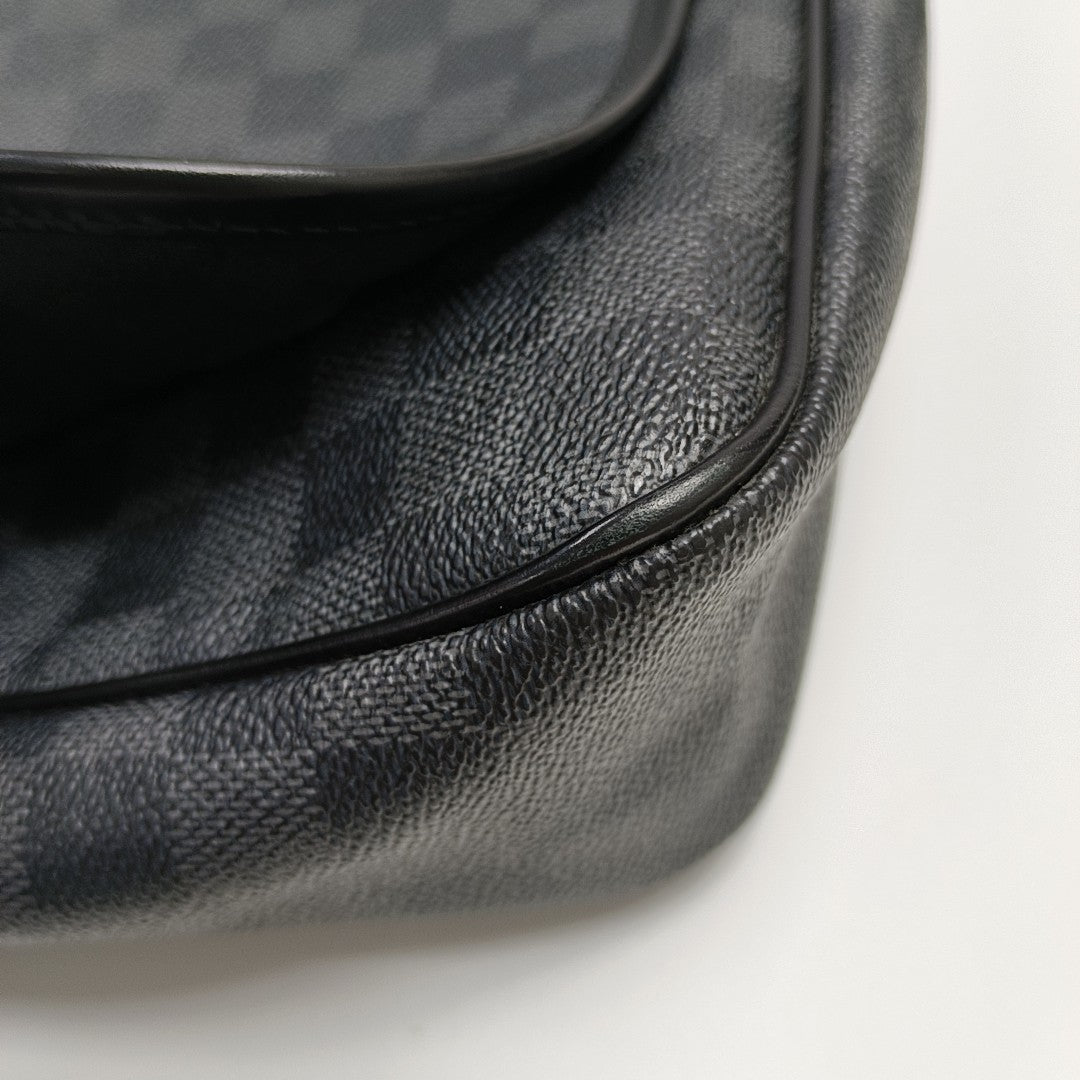 DANIEL Damier Graphite Coated Canvas Gray