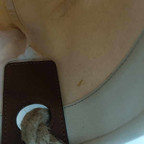 Canvas Bucket Bag White