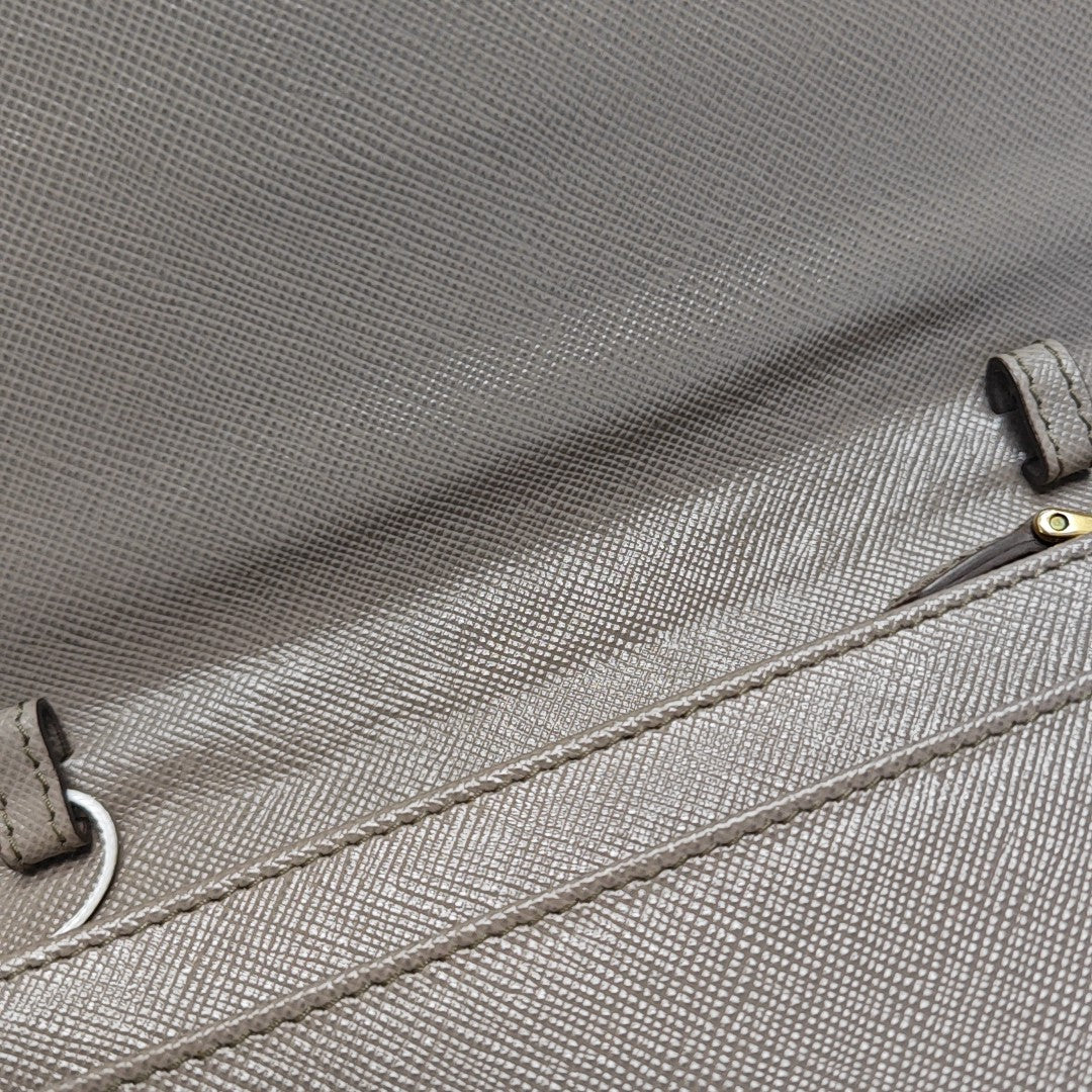 Calfskin Wallet Gray