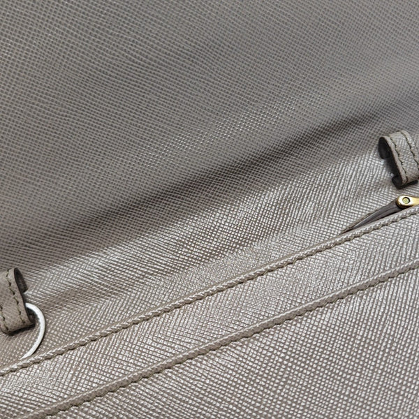 Calfskin Wallet Gray