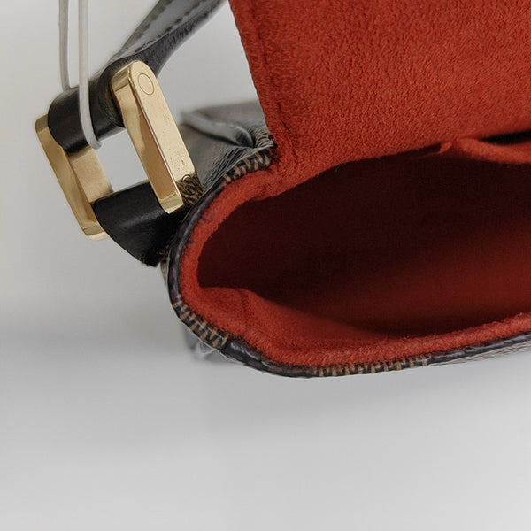 RECOLETA Damier Ebene Coated Canvas Brown
