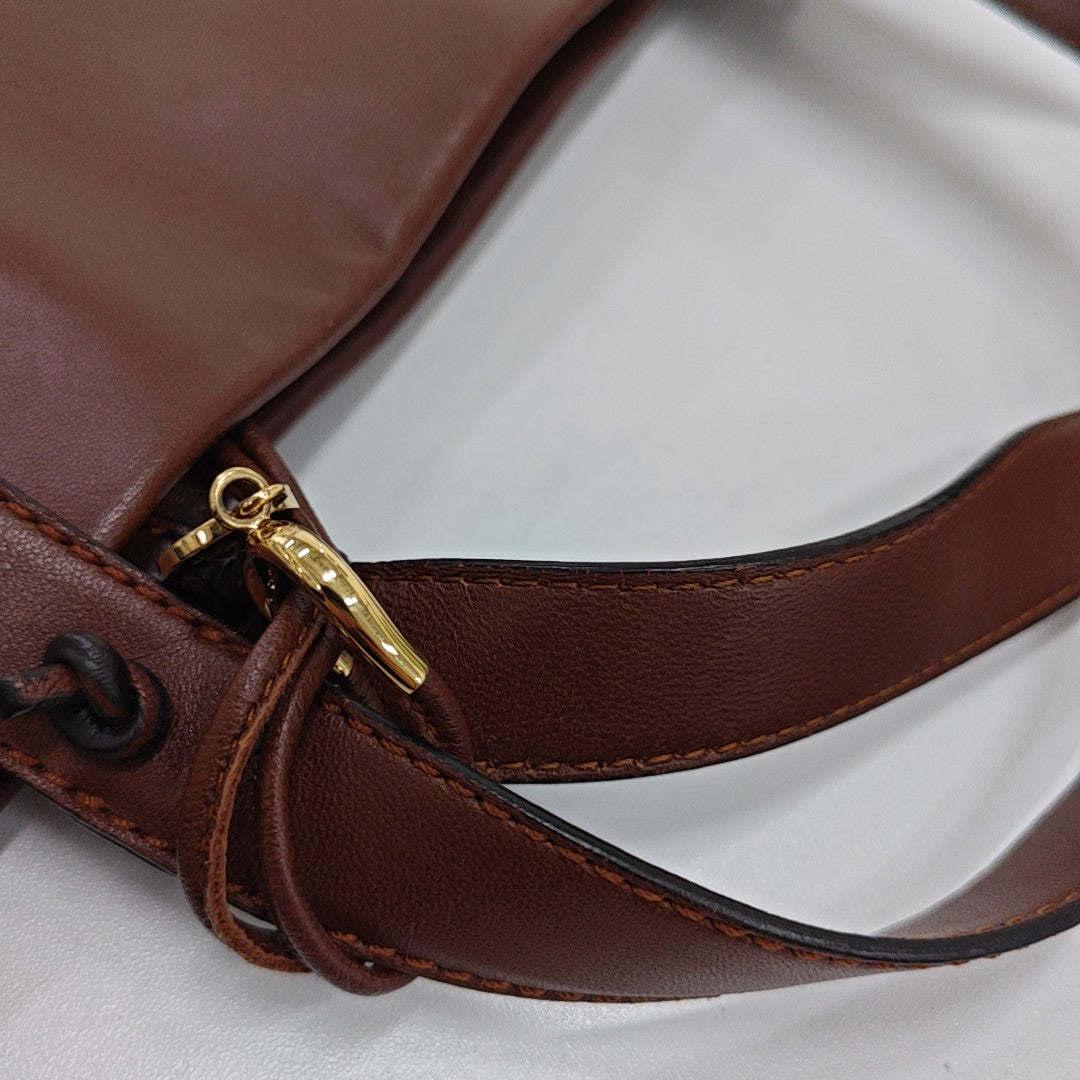 Lambskin Tote Bag Brown