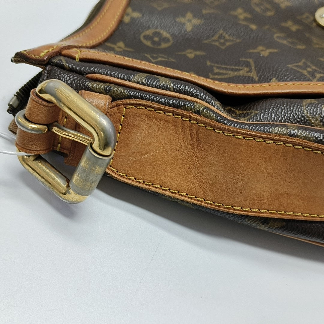 TULUM GM Monogram Coated Canvas Brown
