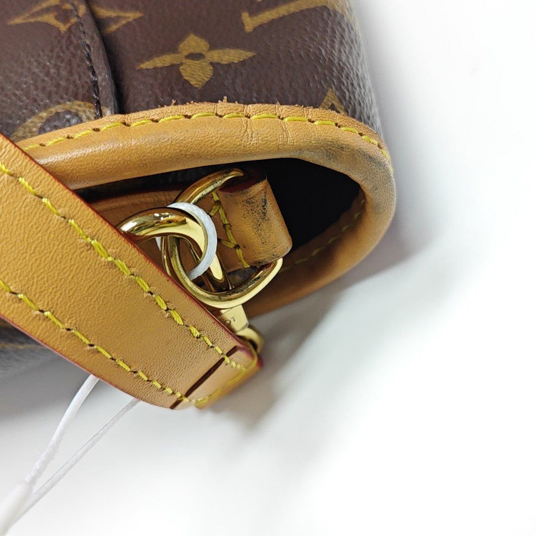 DIANE Monogram Coated Canvas Brown