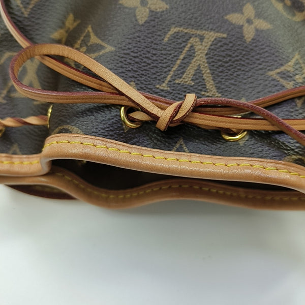 NÉONOÉ Nano Monogram Coated Canvas Brown