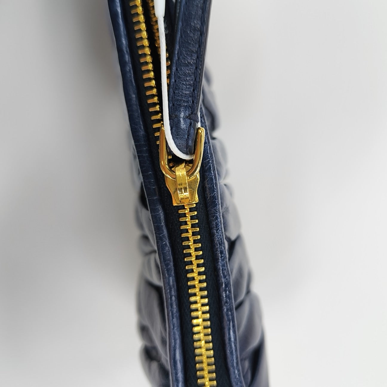 Quilted Lambskin Clutch Blue