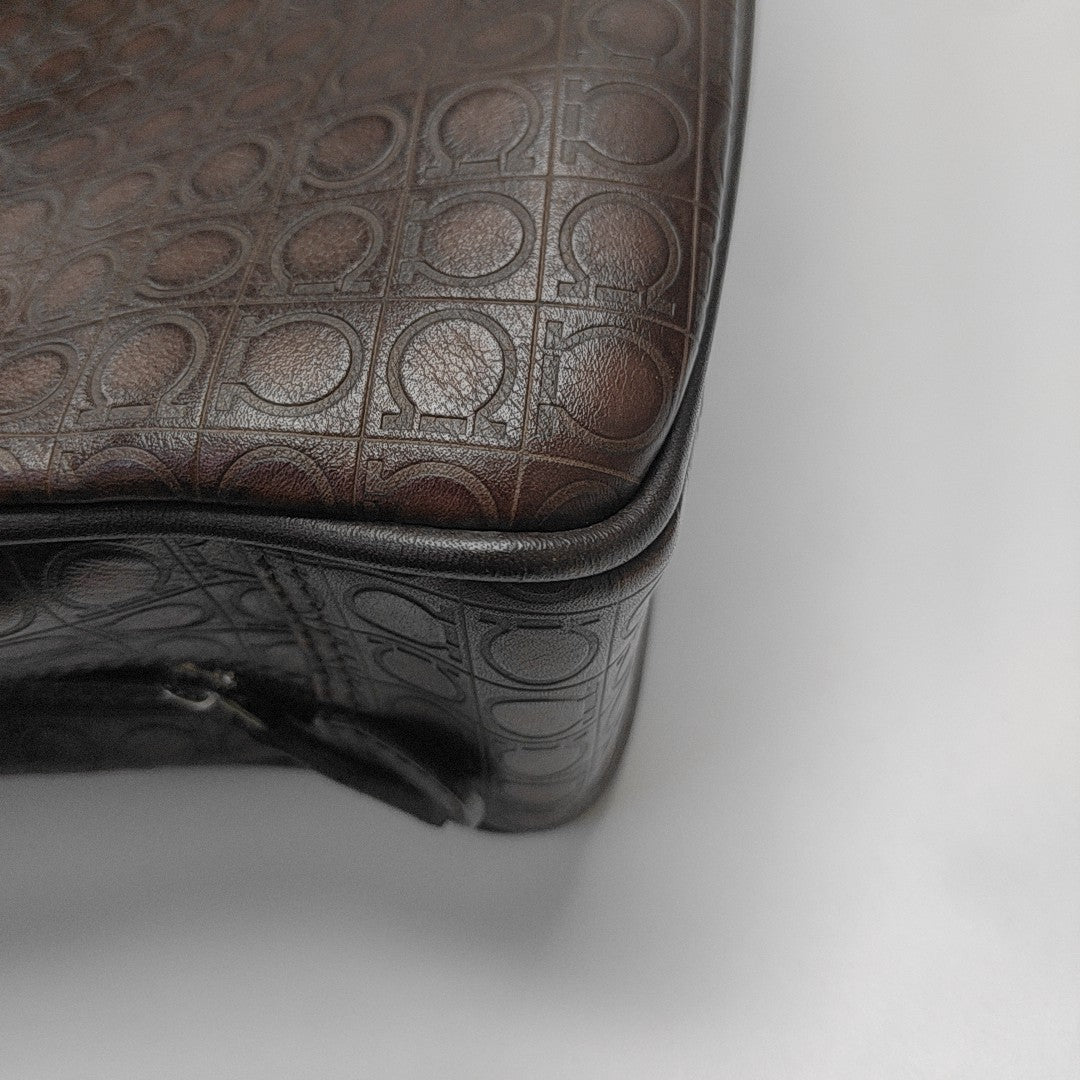 Calfskin Top Handle Bag Red