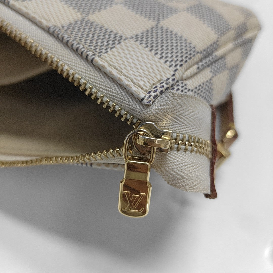 ACCESSOIRES GM Damier Azur Coated Canvas White