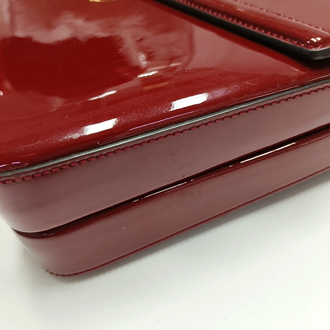 Authenticated pre-owned  Sylvie 1969 Patent Leather Red - Shoulder Bag at Looply