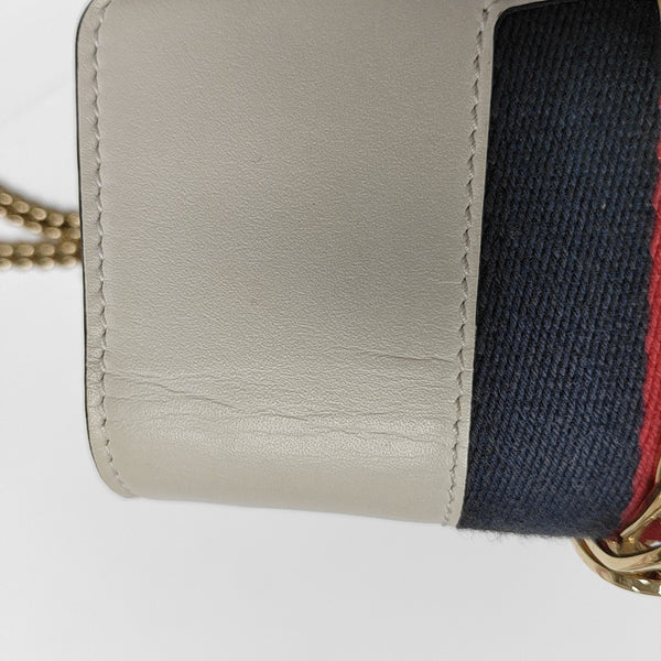 Sylvie Super Mini Calfskin White