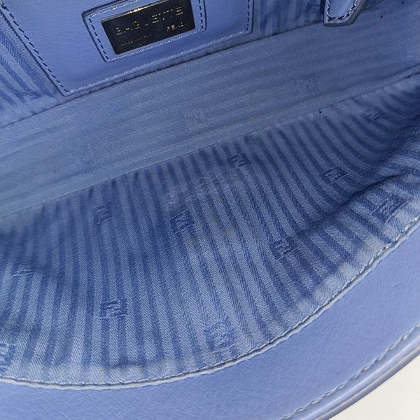 Baguette Medium Calfskin Blue