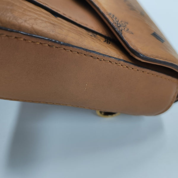 Viktor Visetos Small Monogram Coated Canvas Brown
