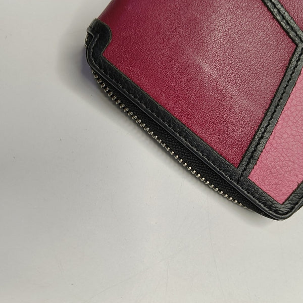 Cartera Puzzle de piel de ternera multicolor