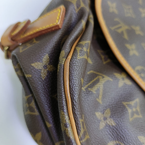 SAUMUR 35 Monogram Coated Canvas Brown