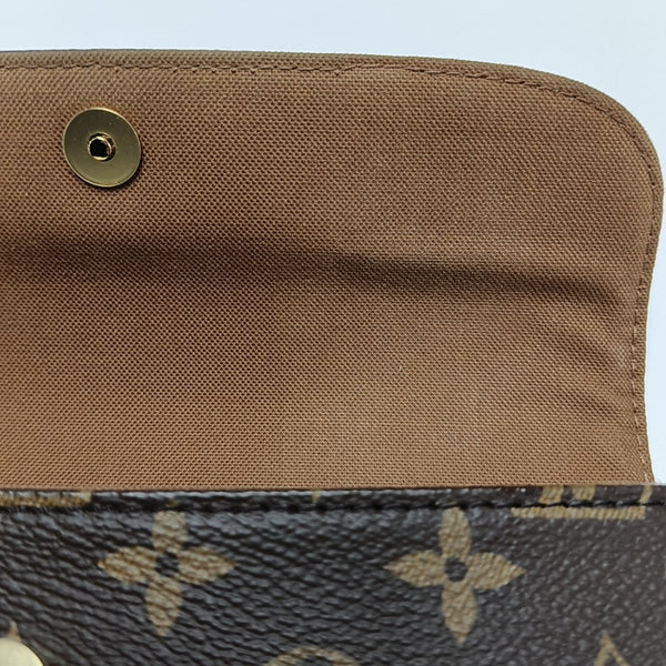IVY Monogram Coated Canvas Brown