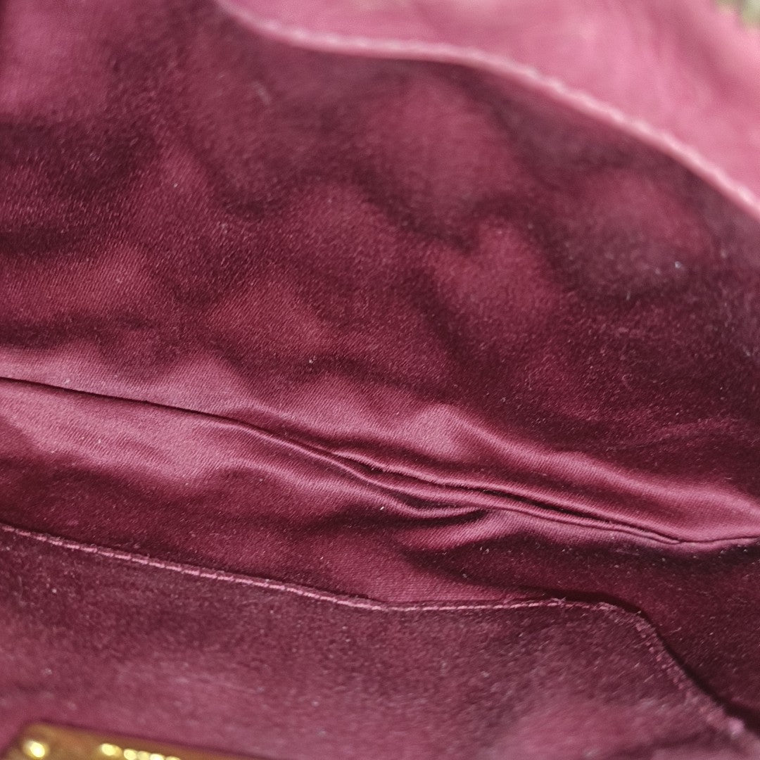 Quilted Lambskin Shoulder Bag Pink