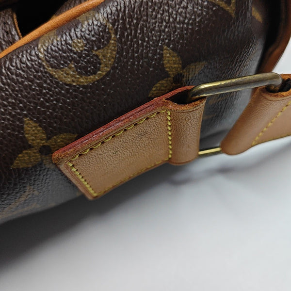 VALMY Monogram Coated Canvas Brown