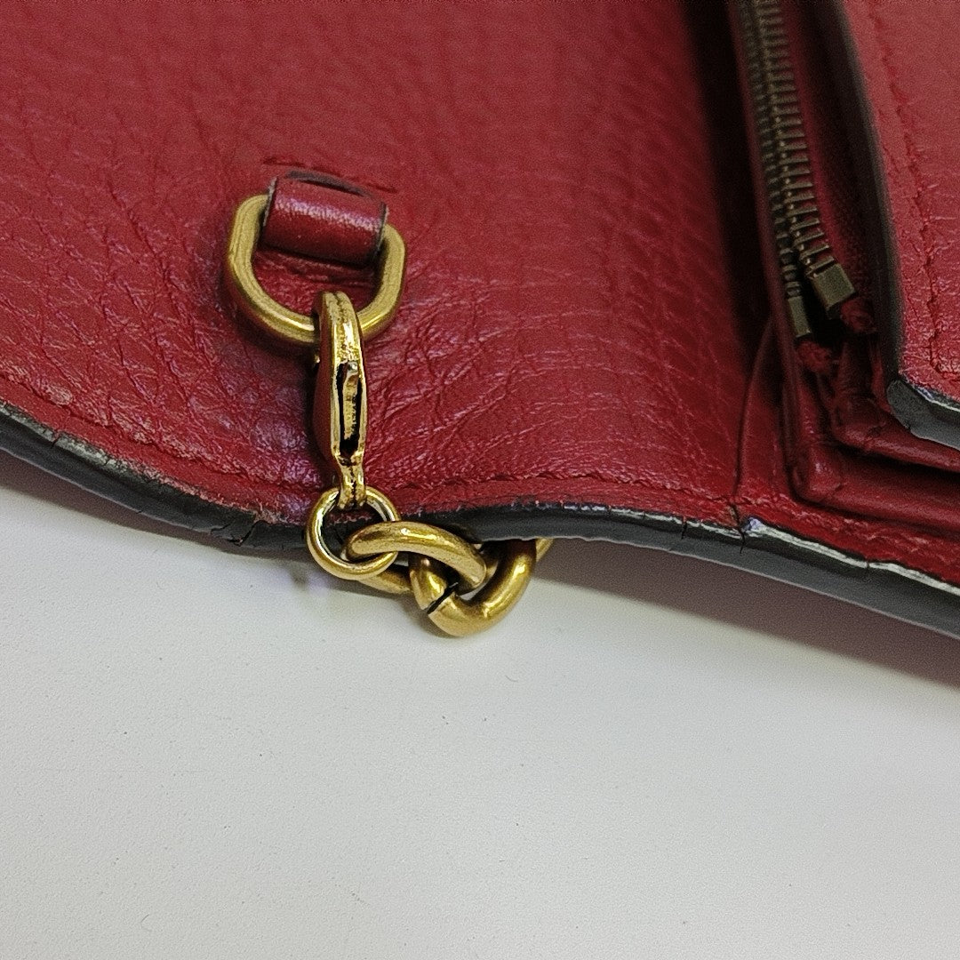 GG Marmont Mini Calfskin Red